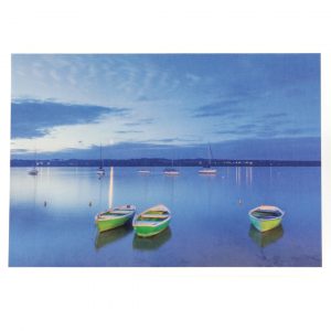 Blaue Stunde - Klappkarte mit Umschlag