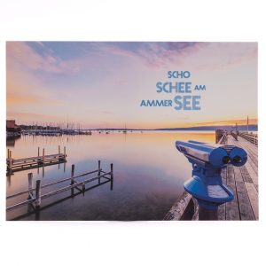 Scho schee am AmmerSee - Spruchkarte