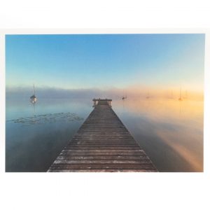 Nebelgold - Klappkarte mit Umschlag