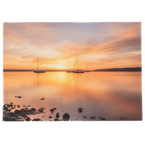 Segelboote in Herrsching - Postkarte