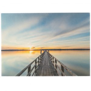 Neu: Steg Breitbrunn - Postkarte